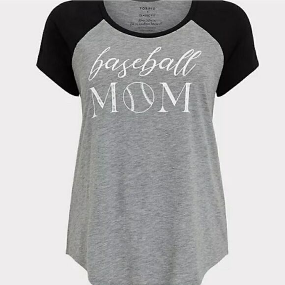 5X 28W Baseball Mom Tee Classic Fit Summer Sports - Picture 1 of 9